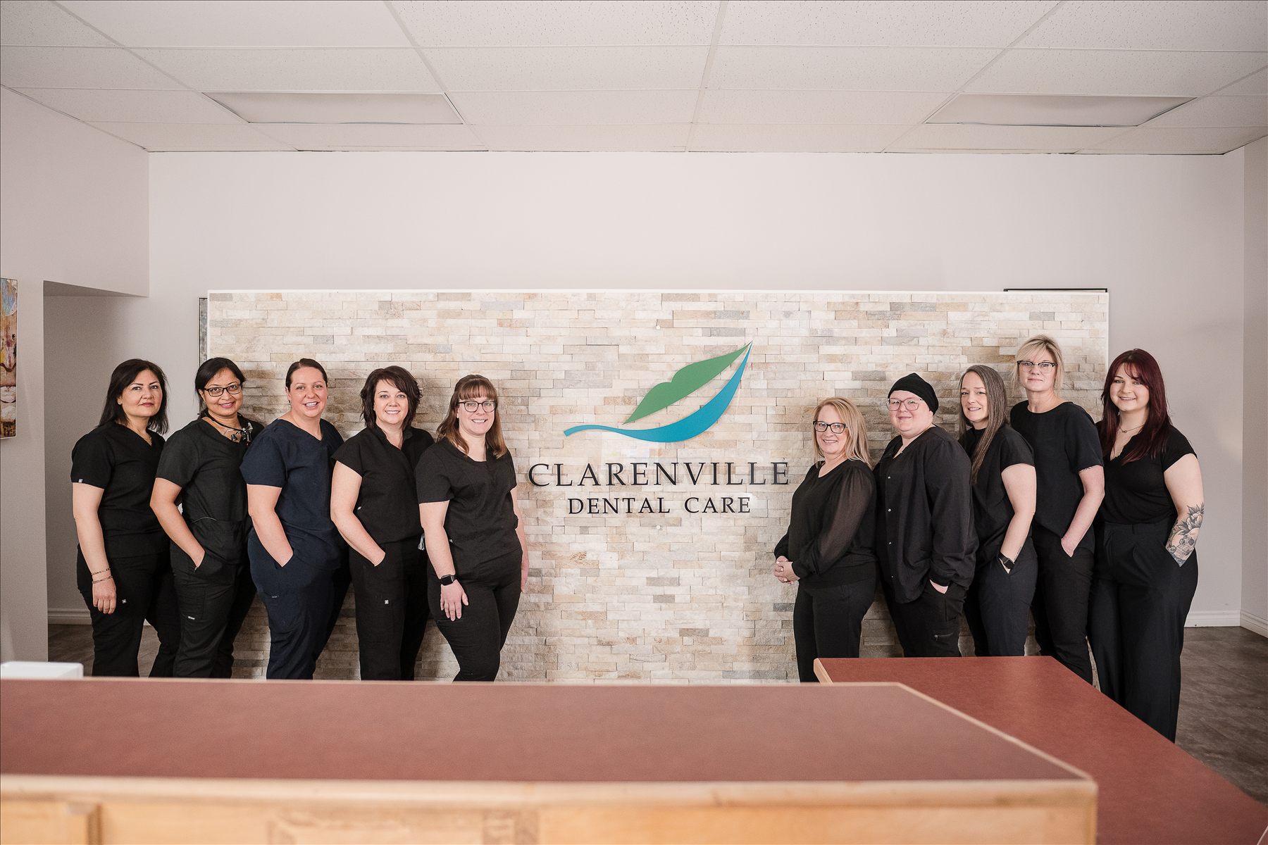 Clarenville Dental Care team members at the clinic